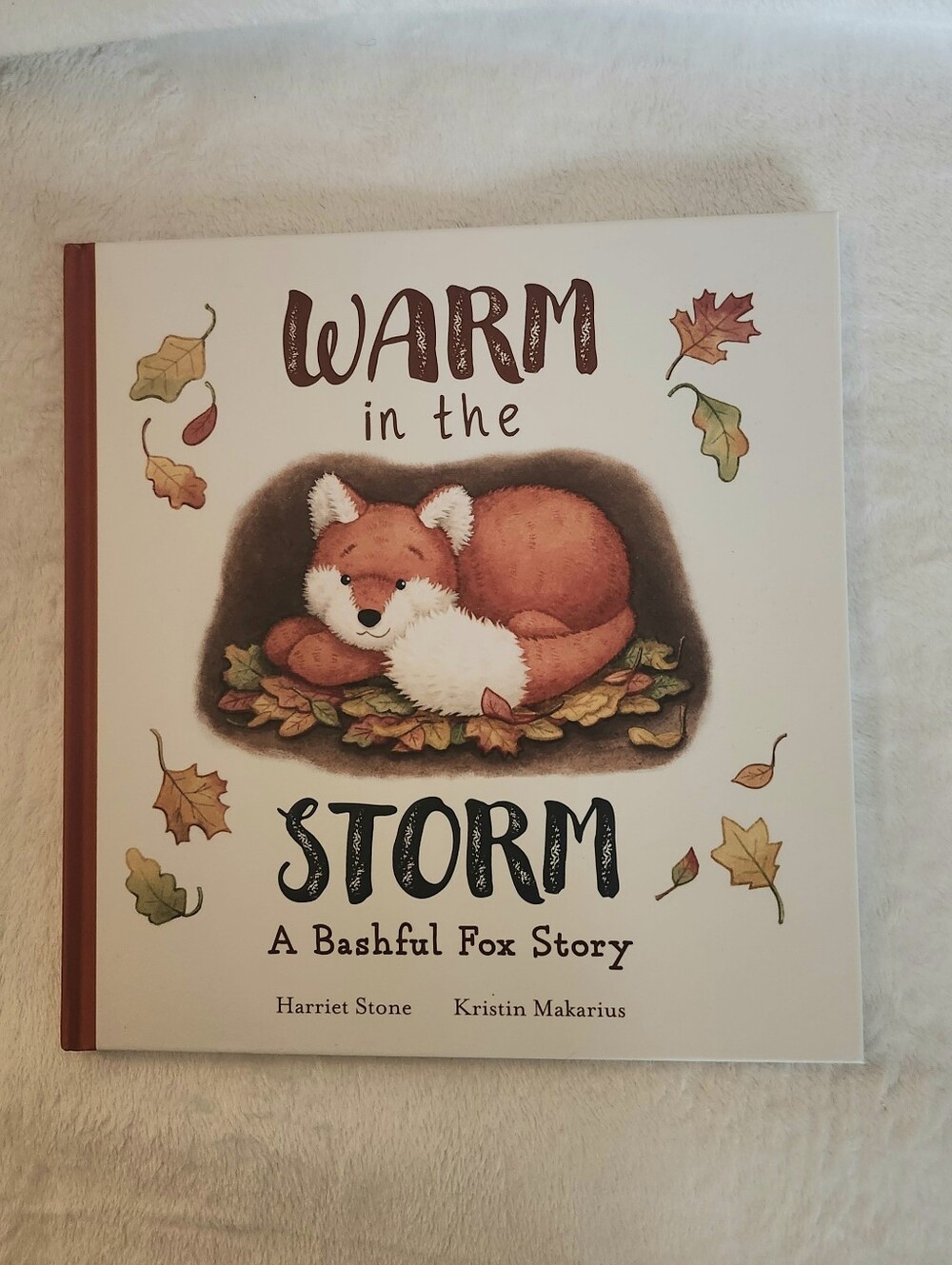 Jellycat Warm In The Storm (A Bashful Fox Story) Book 🍂